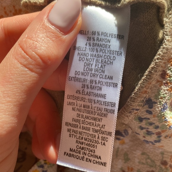 Faith and joy sweater with built in blouse. Worn once and washed and has pilling - Picture 7 of 7